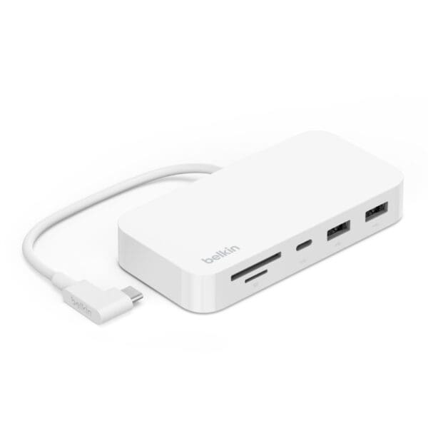 Belkin USB-C 6-σε-1 Multiport Hub with Mount σε λευκό χρώμα