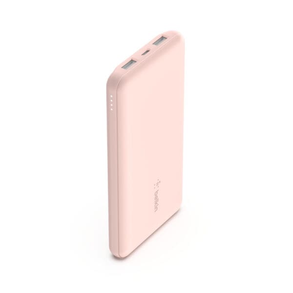 Belkin Boost↑Charge Power Bank 3 θυρών 10K + καλώδιο φόρτισης USB-A / USB-C - Rose Gold