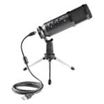 NGS GMICX-110 USB Καρδιοειδές Πολυκατευθυντικό Επιτραπέζιο Μικρόφωνο σε μαύρο χρώμα