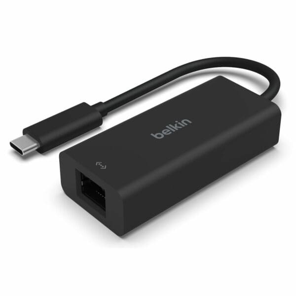 Belkin Αντάπτορας Δικτύου για Ενσύρματη σύνδεση USB-C σε Ethernet 2.5Gbit (μαύρος) (INC012btBK)