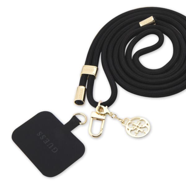 Guess Crossbody Cord Universal κορδονάκι συμβατό με κάθε τύπο θήκης Guess (Μαύρο – GUOUCNMG4EK)