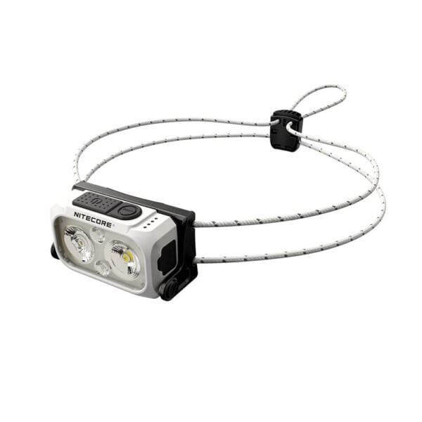 Ελαφρύς αδιάβροχος Φακός κεφαλής LED Nitecore NU21 με επαναφορτιζόμενη μπαταρία Li-Ion και απόδοση 360 Lumens σε λευκό χρώμα