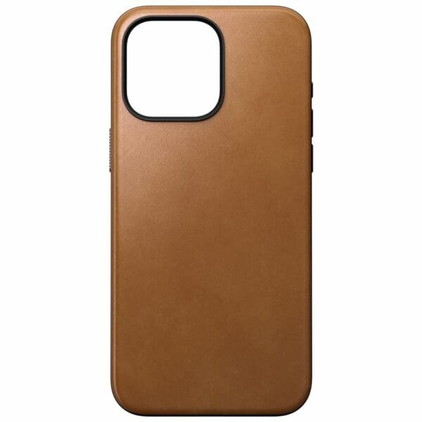 Nomad Modern Leather Case Δερμάτινη Θήκη προστασίας iPhone 15 Pro Max – English Tan (NM01620785)