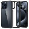 Spigen Ultra Hybrid Case Θήκη προστασίας για iPhone 15 Pro σε χρώμα Matte Black (ACS06713)