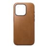 Nomad Modern Leather Case Δερμάτινη Θήκη προστασίας iPhone 15 Pro – English Tan (NM01615385)