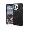 UAG Monarch Pro MagSafe Θήκη προστασίας που αντέχει σε πτώσεις έως 7,6 μέτρα – iPhone 15 Pro Max (Carbon Fiber/Black)
