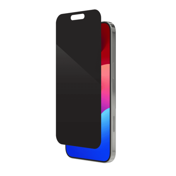ZAGG InvisibleShield Full Face Tempered Glass Elite Privacy – iPhone 15 Pro Max (privacy)