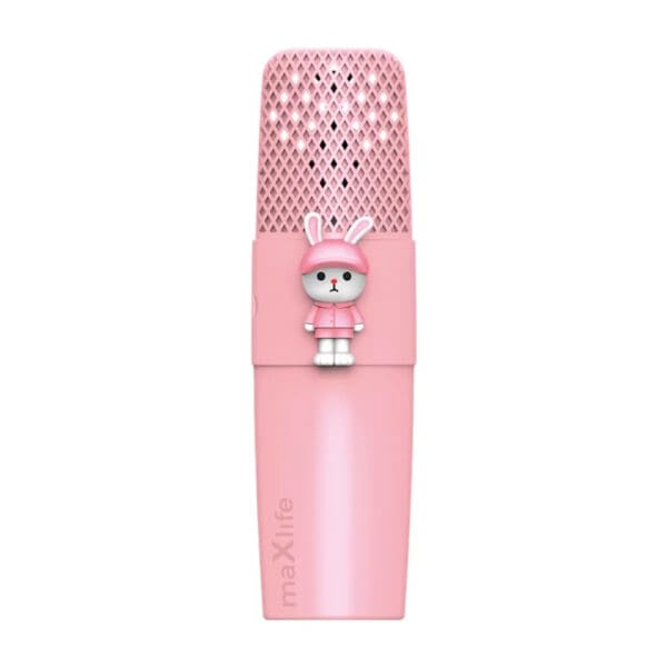 Maxlife Animal Ασύρματο Μικρόφωνο Karaoke για παιδιά με ηχείο (MXBM-500) (Ροζ)