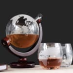 InGenious Globe Decanter with Glasses - Σετ Κανάτα Υδρόγειος με 2 ποτήρια