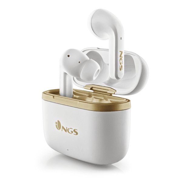 NGS Artica Trophy White In-Ear Bluetooth 5.1 Ασύρματα Ακουστικά με θήκη φόρτισης σε λευκό χρώμα
