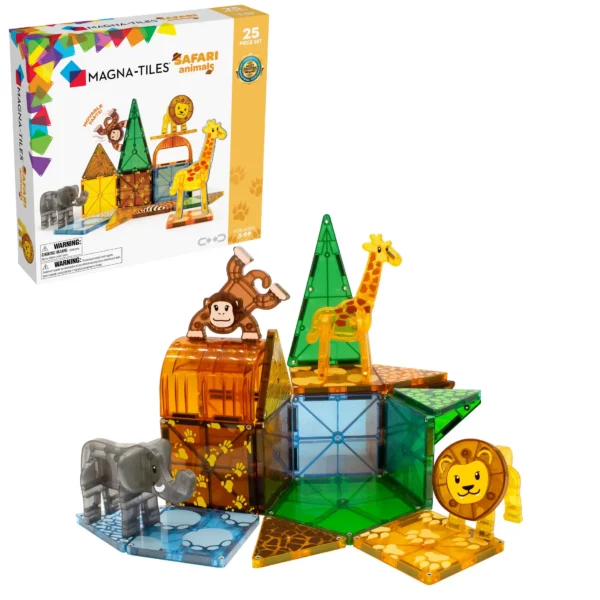Magna-Tiles Safari Animals Σετ των 25 τεμαχίων