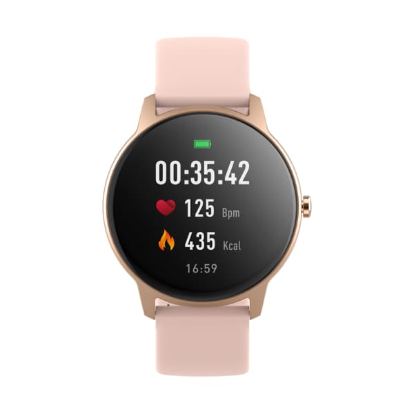 Forever ForeVive 2 Slim SB-325 Smartwatch με Παλμογράφο (Rose Gold)