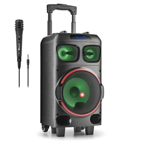 NGS Wild Dub Zero Ηχοσύστημα Karaoke με μικρόφωνο και φωτορυθμικό ισχύος 120W σε μαύρο χρώμα