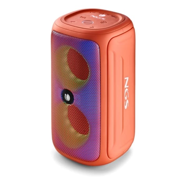 NGS Roller Beast Bluetooth Speaker 32Watt  Coral- Ηχείο Bluetooth  με ραδιόφωνο και ισχύ εξόδου 32Watt (2 X16 Watt) σε κοραλί χρώμα