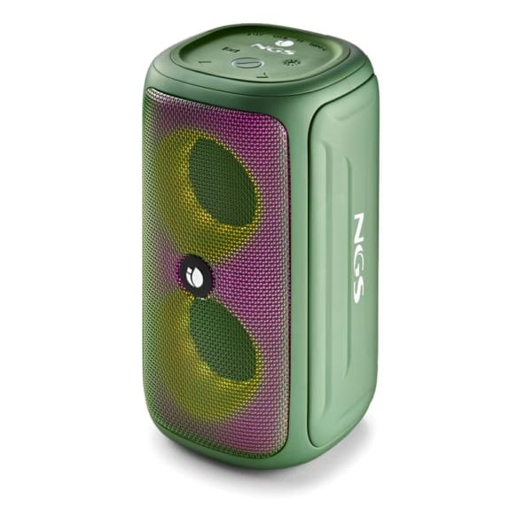NGS Roller Beast Bluetooth Speaker 32Watt Green- Ηχείο Bluetooth  με ραδιόφωνο και ισχύ εξόδου 32Watt (2 X16 Watt) σε Πράσινο χρώμα
