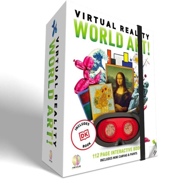 Abacus Brands VR Giftbox World Art! Σετ εικονικής πραγματικότητας – Πολυτελές Σετ Δώρου Για ηλικίες 8 έτων και άνω – Περιλαμβάνει Γυαλιά VR