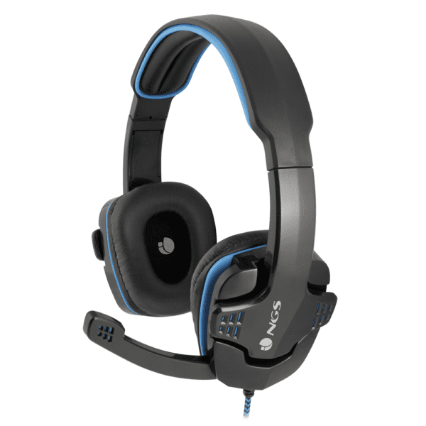 NGS GHX-505 Over Ear Gaming Headset  With Mic-Jack 3,5mm Volume control- σε μαύρο χρώμα