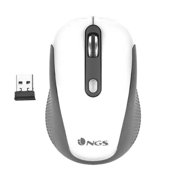 NGS Haze White Wireless Optical Mouse Ασύρματο Ποντίκι με Nano Receiver σε λευκό χρώμα