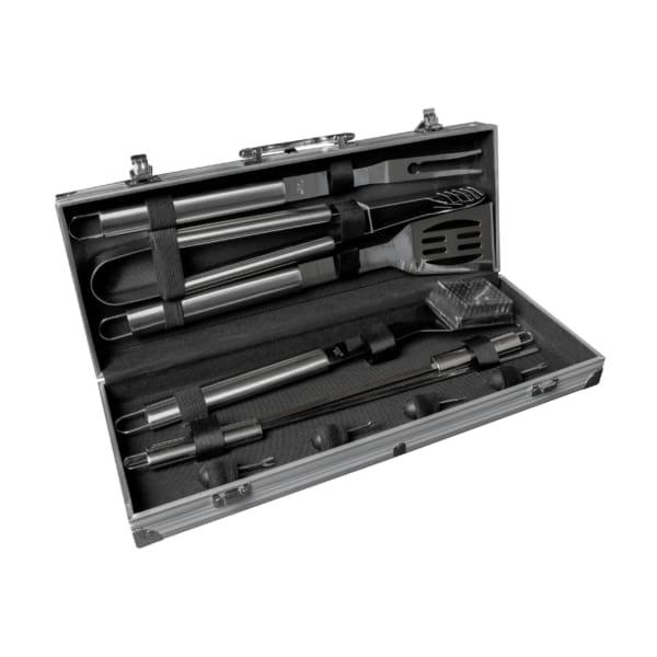 InGenius BBQ Tool Set - Ανοξείδωτο σετ εργαλείων Μπάρμπεκιου (12 τεμάχια)
