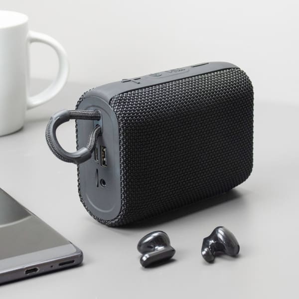 RED5 Wireless Speaker and Earbuds-Ασύρματο ηχείο και ακουστικά σε Μαύρο χρώμα