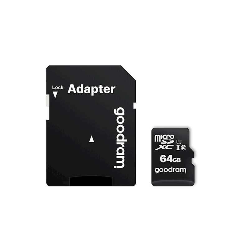 GoodRam Κάρτα Μνήμης 64GB microSDXC cl. 10 UHS-I 30 / 15 MB/s + adapter