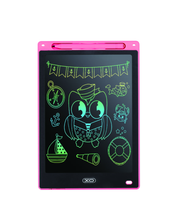 XO writing tablet LCD V01 10'' blue - Παιδικός Πίνακας Γραφής και Σχεδίου σε ροζ χρώμα