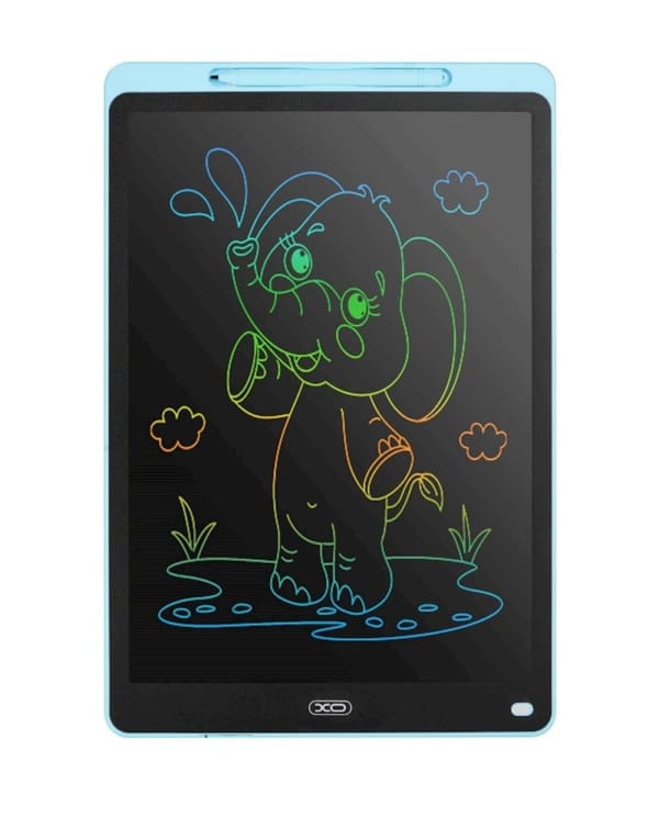 XO writing tablet LCD V02 16'' blue - Παιδικός Πίνακας Γραφής και Σχεδίου σε Μπλέ χρώμα