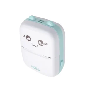 Maxlife Bluetooth thermal printer MXTP-100 pink - Παιδική ψηφιακή φωτογραφική μηχανή στιγμιαιας εκτύπωσης σε μπλέ χρώμα