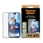 PanzerGlass® Screen Protector iPhone 16 | 15 | Ultra-Wide Fit - Προστατευτικό οθόνης με αντιβακτηριδιακή επίστρωση