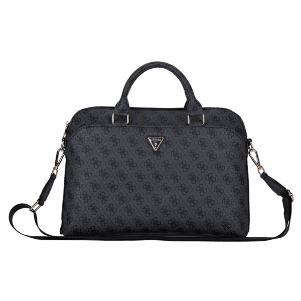 Guess Grained 4G Logo Computer Bag 15"-16" (Black - GUCB15P4DPTK)