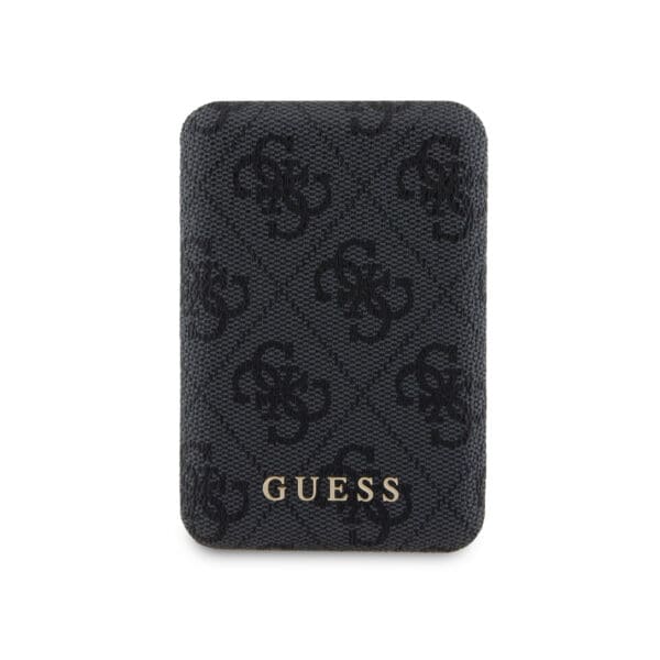 Guess 4G Leather Metal Logo Magsafe Powerbank 5000mAh 15W - Black
