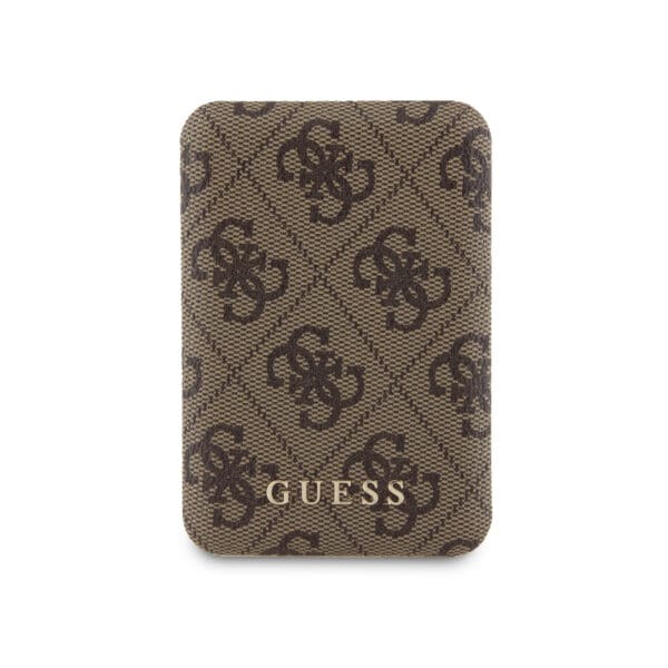 Guess 4G Leather Metal Logo Magsafe Powerbank 5000mAh 15W - Brown