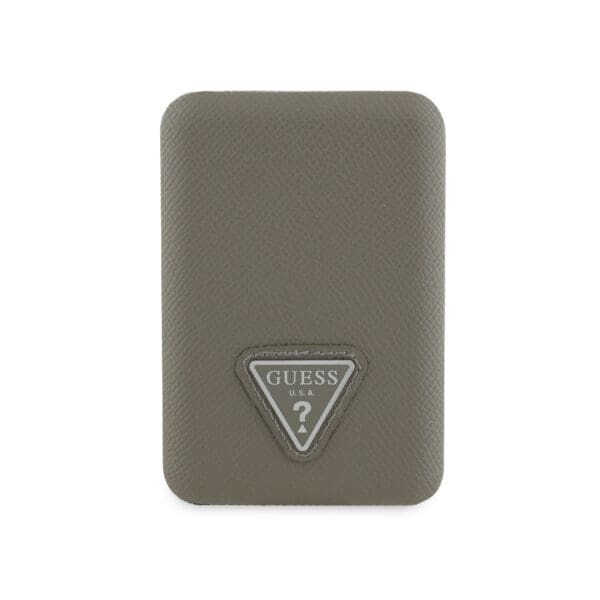 Guess Grained Triangle Logo Magsafe Powerbank 5000mAh 15W (Brown - GUPB5FPGTSPSW)