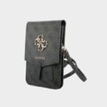Guess 4G Big Logo Bag Τσαντάκι clutch κατάλληλο για smartphone (Black - GUWBG4GFGR)