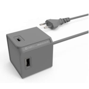 Allocacoc – USBcube – Extended – 2x USB-A+ 2x USB-C – 1.5m Cable – 65W – Γκρι DH1254GY/EUPD65