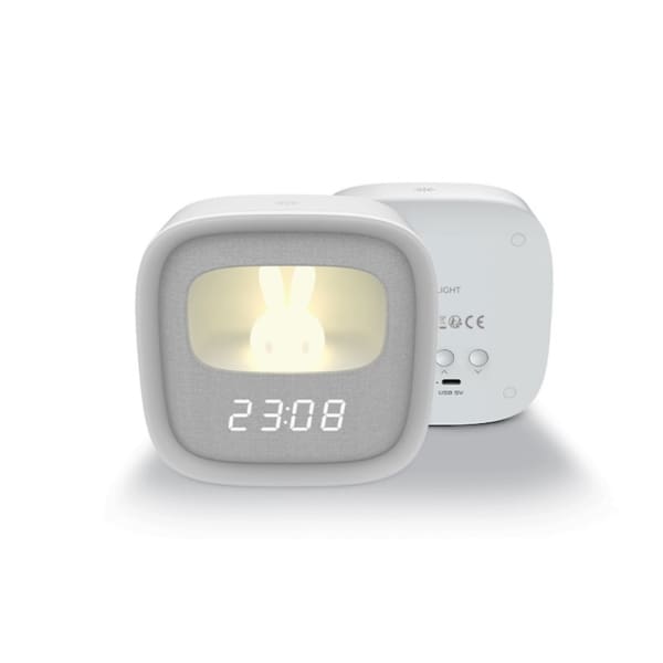 Forever Light Alarm clock with LED Bunny night light - Νυχτερινό φωτάκι / ξυπνητήρι με ενσωματωμένη φιγούρα Κούνελου.