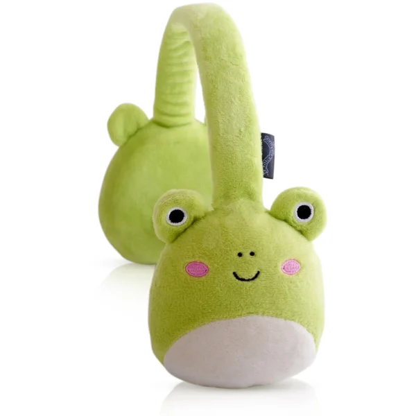 Lazerbuilt Squishmallows Wendy the Frog – Λούτρινα Ασύρματα Παιδικά Ακουστικά με Μικρόφωνο
