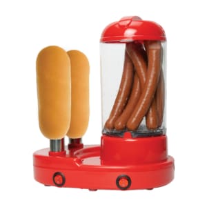Treat Factory Hot Dog Maker – Συσκευή για Χοτ Ντογκ με Δοχείο για Ψωμάκια & Σχάρα για Λουκάνικα