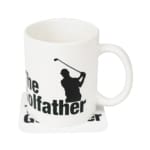 InGenious Golfather Mug and Coaster – Κούπα & Σουβέρ Golfather – Σετ Δώρου για Παίκτες του Γκολφ