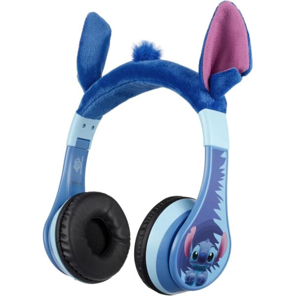 eKids Disney Stitch Ασύρματα Ακουστικά με ασφαλή μέγιστη ένταση ήχου για παιδιά και εφήβους (SH-B52) (Μπλε/Γαλάζιο)