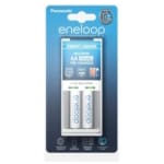 Panasonic Eneloop K-KJ50MCC20E – Compact Φορτιστής για 2xAA/AAA + Περιλαμβάνονται 2 Μπαταρίες AA 2000mAh