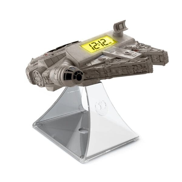 eKids Star Wars SW‑347 Millennium Falcon – Ραδιοξυπνητήρι με Νυχτερινό Φωτισμό και εφέ ήχου