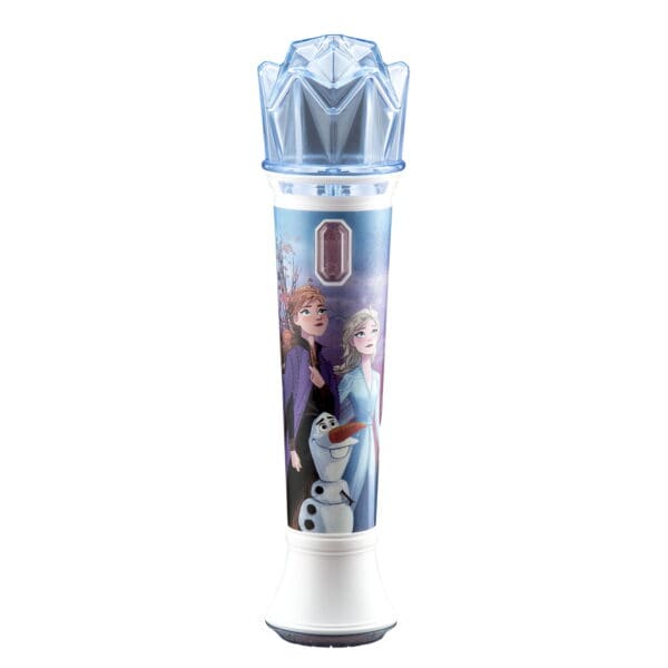 eKids Frozen 2 Ασύρματο Μικρόφωνο Karaoke για παιδιά με ενσωματωμένη μουσική, φωτισμό, Sound Effects (FR-070) (Γαλάζιο/Λευκό)