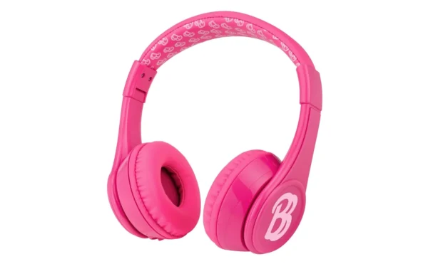 eKids Mattel Barbie Ασύρματα Ακουστικά με ασφαλή μέγιστη ένταση ήχου για παιδιά και εφήβους (MI-B52BE) (Ροζ)