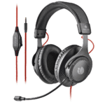 NGS - Cross Trail Dual Microphone Professional Headphones - Black - Ενσύρματα ακουστικά με διπλό μικρόφωνο σε μαύρο χρώμα