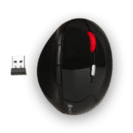 NGS - Evo Ergo Ergonimic Wireless Optical Mouse - Black - Ασύρματο Αθόρυβο Επαναφορτιζόμενο Ποντίκι σε μαύρο χρώμα