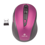 NGS - Evo Mute Wireless Optical mouse with Silent Buttons - Ασύρματο Αθόρυβο Επαναφορτιζόμενο Ποντίκι σε Μωβ χρώμα