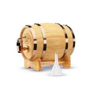 MenKind – Wooden Keg Whiskey Barrel – Μίνι βαρέλι ουίσκι με βρυσάκι για αυθεντική εμπειρία