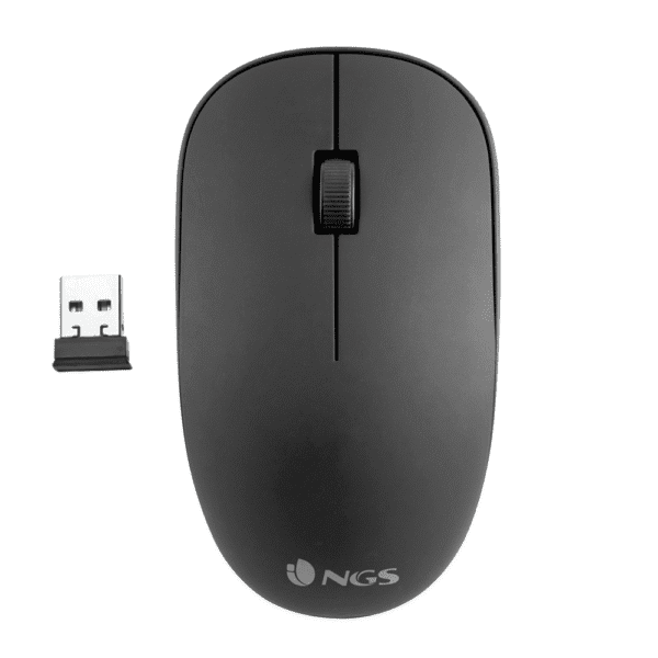 NGS - Easy Alpha Wireless Optical Mouse - Ασύρματο  Ποντίκι σε Μαύρο χρώμα