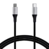 Καλώδιο Allity AUC-01 USB-C - lightning 1,0 m 27W μαύρο